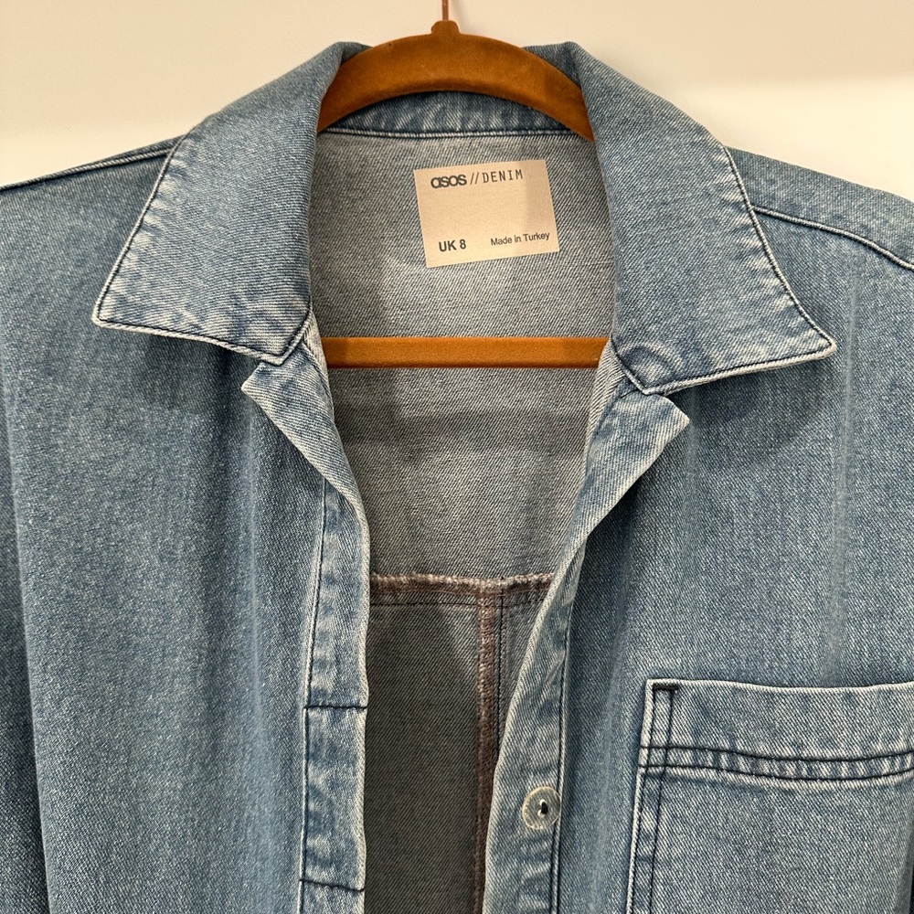 ASOS Light Blue Denim Jumpsuit - Picture 3 of 4